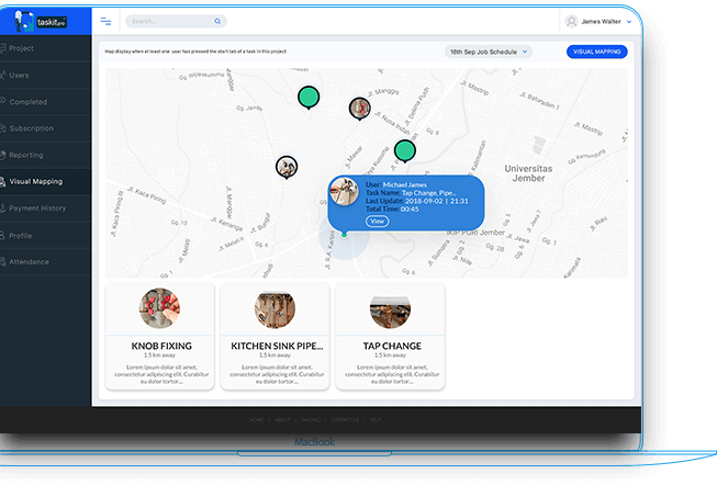 Visual Mapping feature