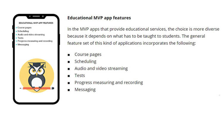 MVP App Development Education