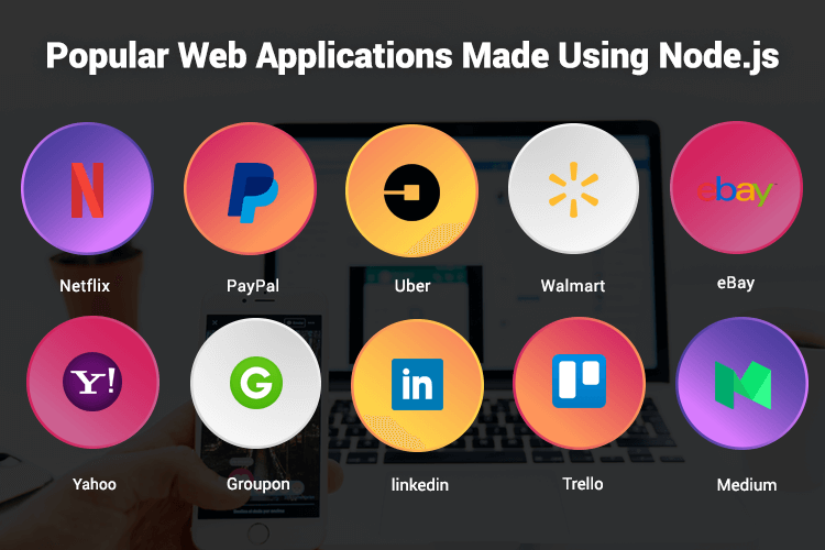 Many popular Web Applications are made using Node js development.