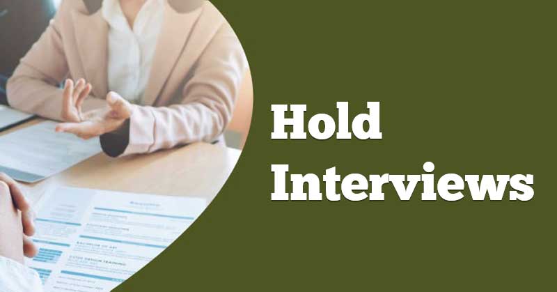 Hold-Interviews