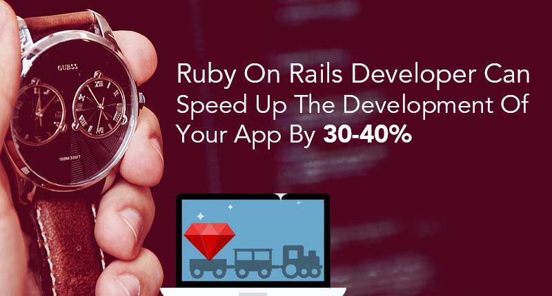 Hire ruby on rails developer to speed up development time by 30-40%