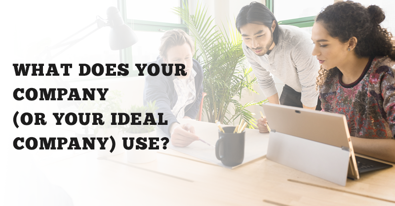 WHAT-DOES-YOUR-COMPANY-(OR-YOUR-IDEAL-COMPANY)-USE