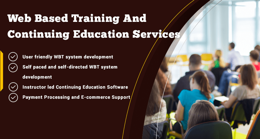 Web based training services in education software development